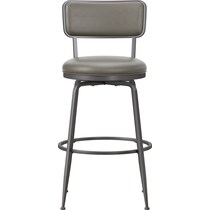 noelle gray bar stool   