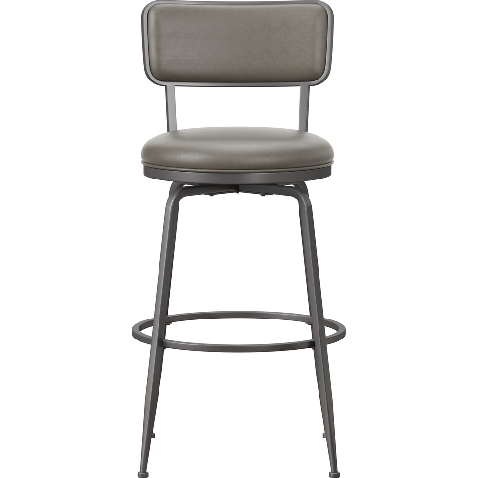 noelle gray bar stool   