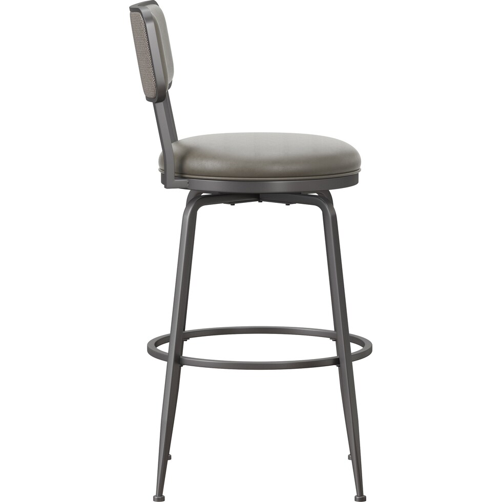 noelle gray bar stool   