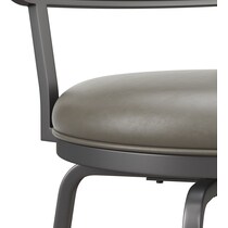 noelle gray bar stool   