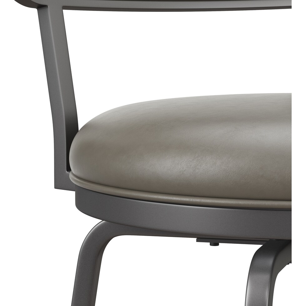 noelle gray bar stool   