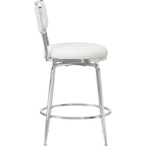 noelle white counter height stool   