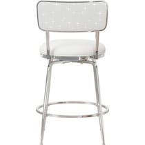 noelle white counter height stool   