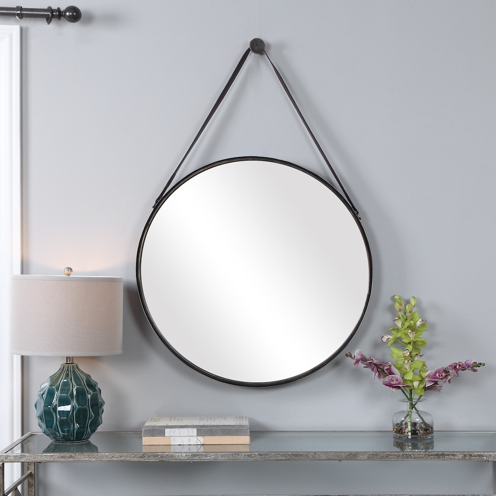 noemie dark brown mirror   