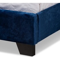 noen blue full bed   