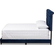 noen blue king bed   