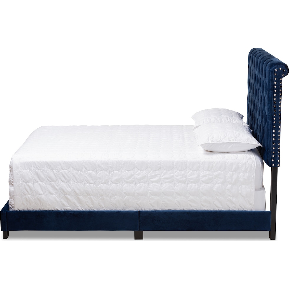 noen blue king bed   