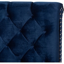 noen blue king bed   