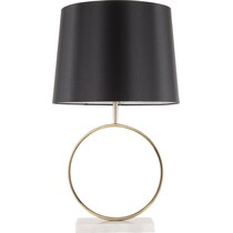 nola white black table lamp   