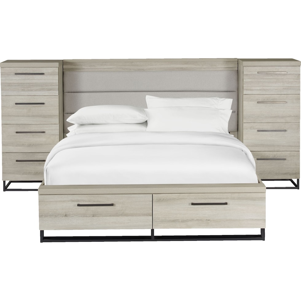nolan gray  pc king storage bedroom   