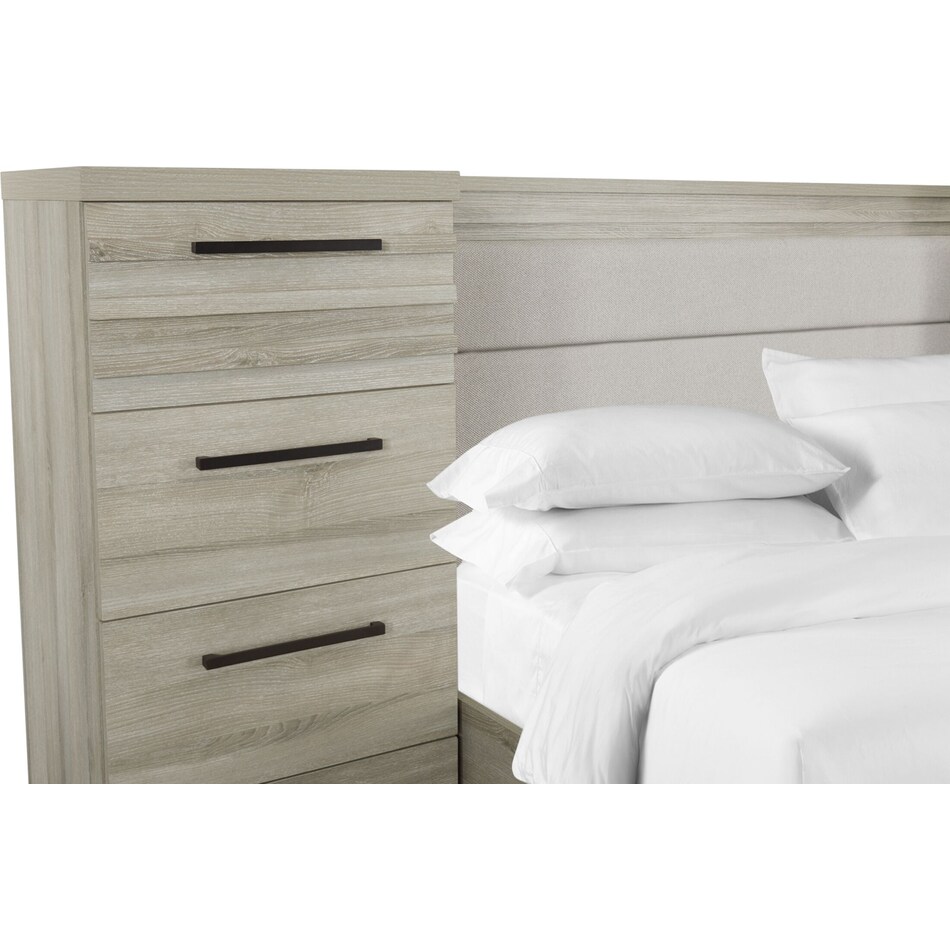 Nolan 5Piece King Storage Bedroom Set with Storage Piers American