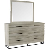 nolan gray dresser and mirror   
