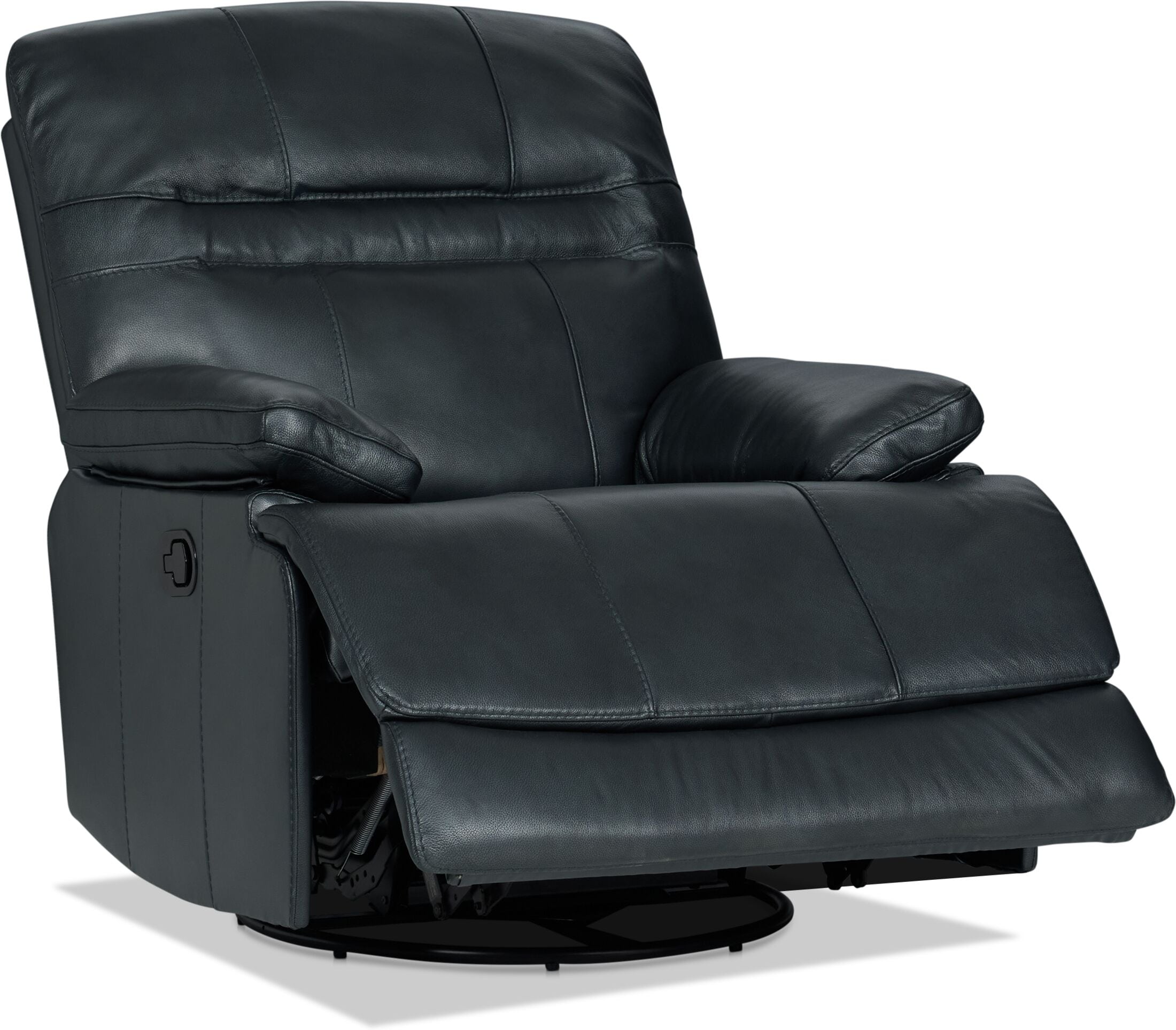 Navy blue glider discount recliner