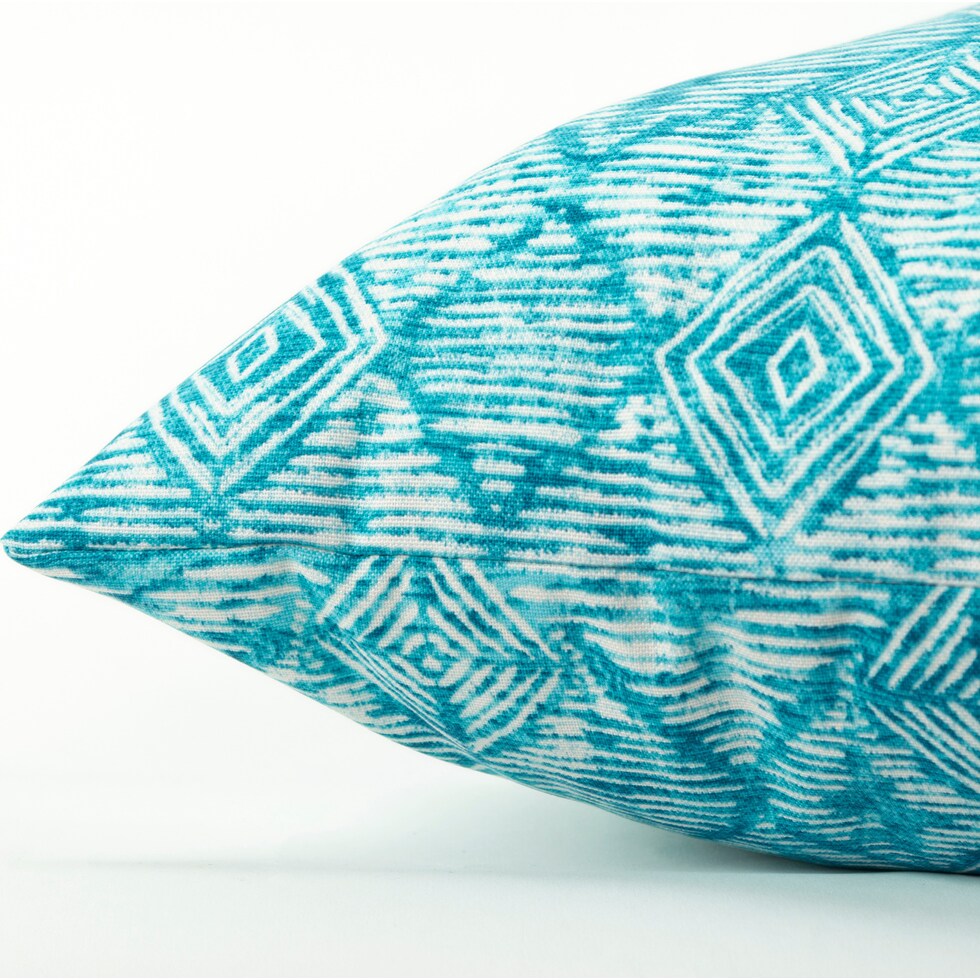 noor blue outdoor accent pillow   