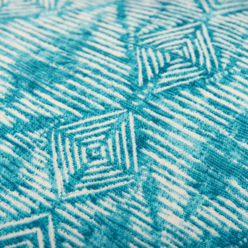 noor blue outdoor accent pillow   