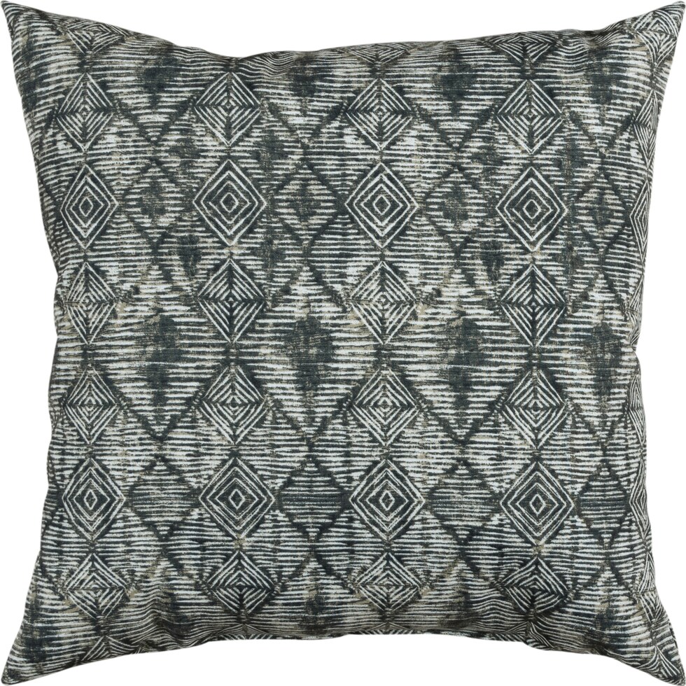 noor gray outdoor pillow   