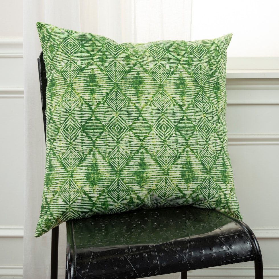 noor green outdoor accent pillow   