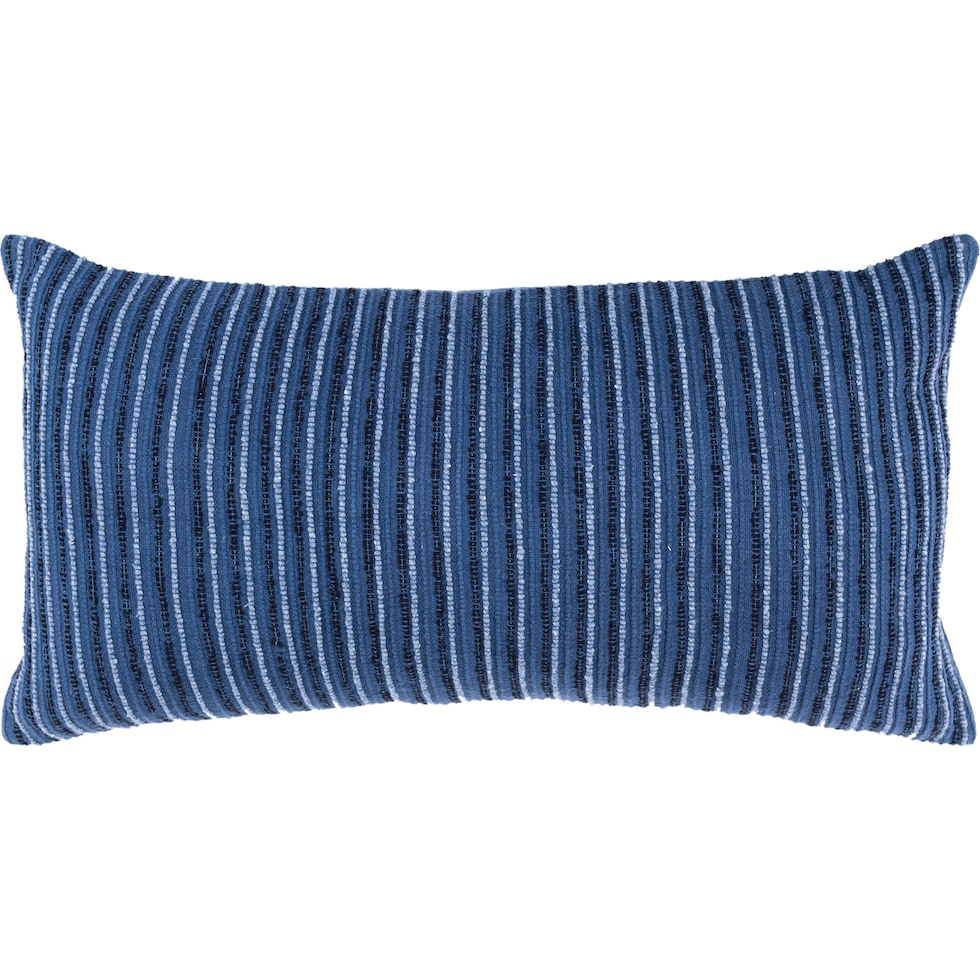 norah blue accent pillow   