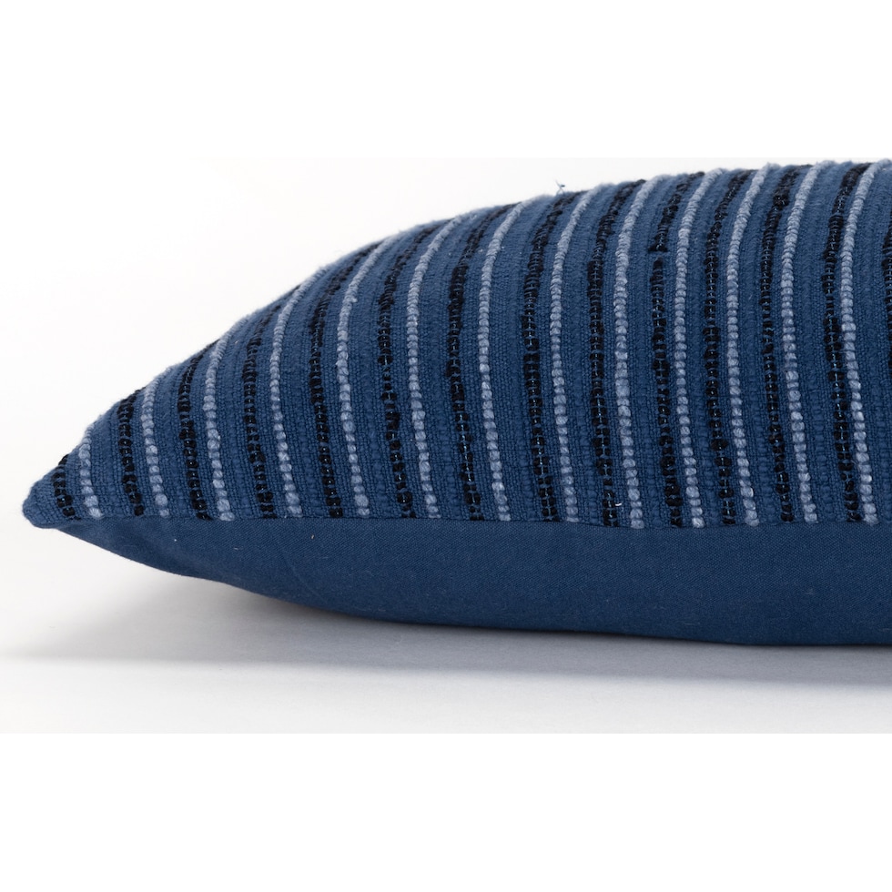 norah blue accent pillow   