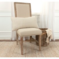 norah neutral accent pillow   