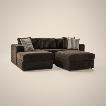 Nori 2-Piece Sectional with Chaise and Ottoman
