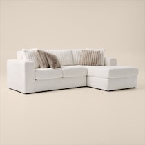 nori white sectional   