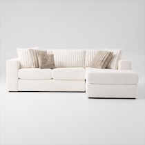 nori white sectional   