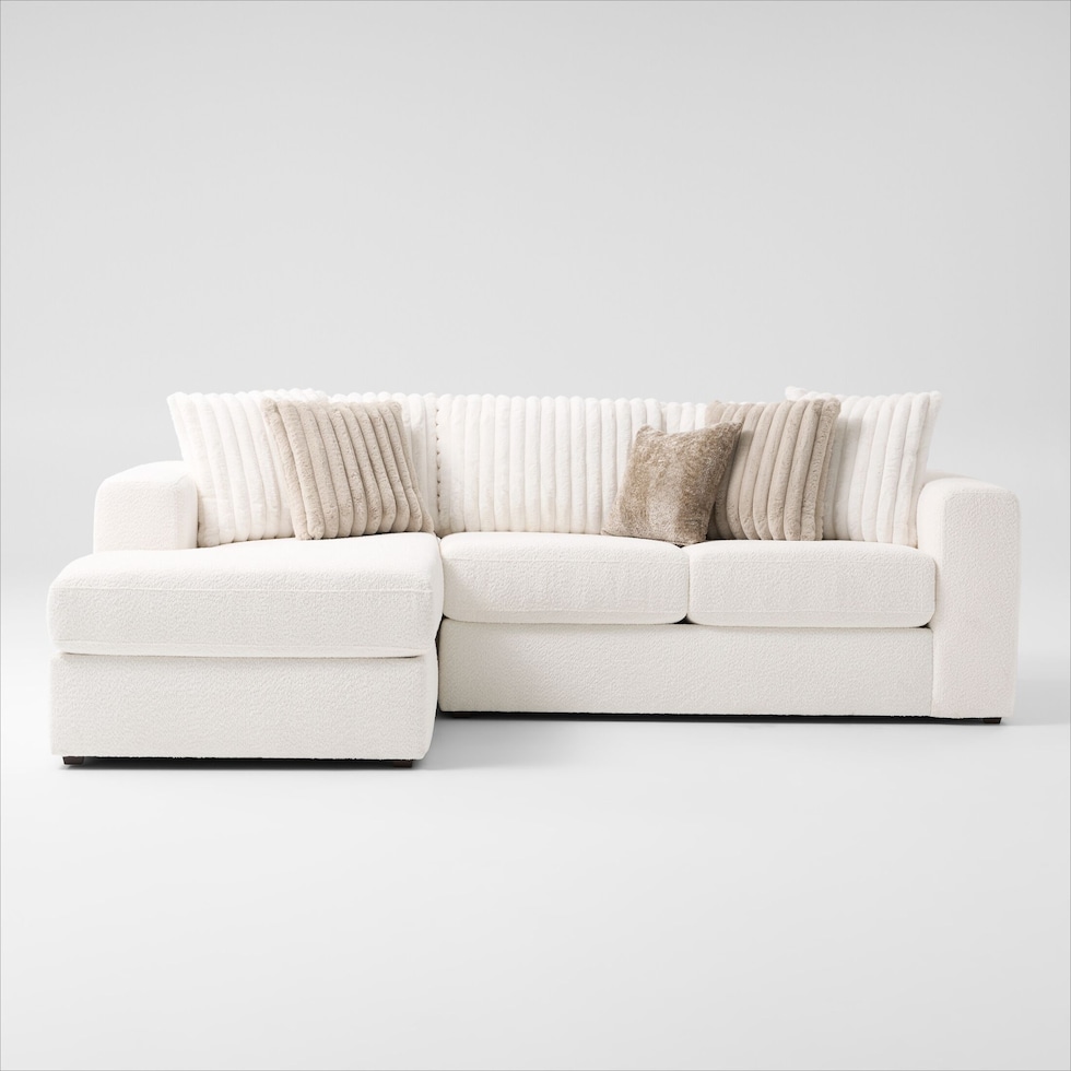 nori white sectional   