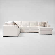 nori white sectional   