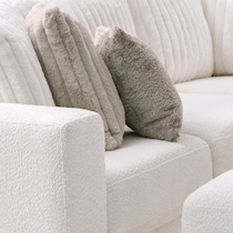 nori white sectional   
