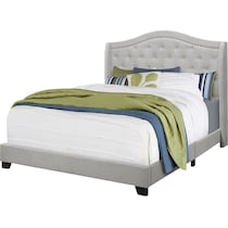 norma gray queen bed   