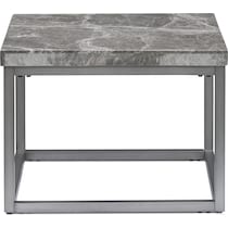 normandy gray end table   