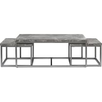 normandy gray nesting tables   