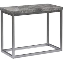 normandy gray side table   