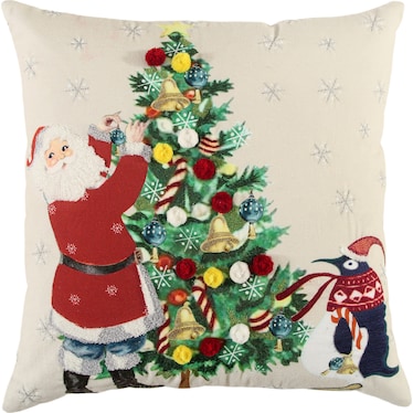 North Pole Tree 20" x 20" Pillow
