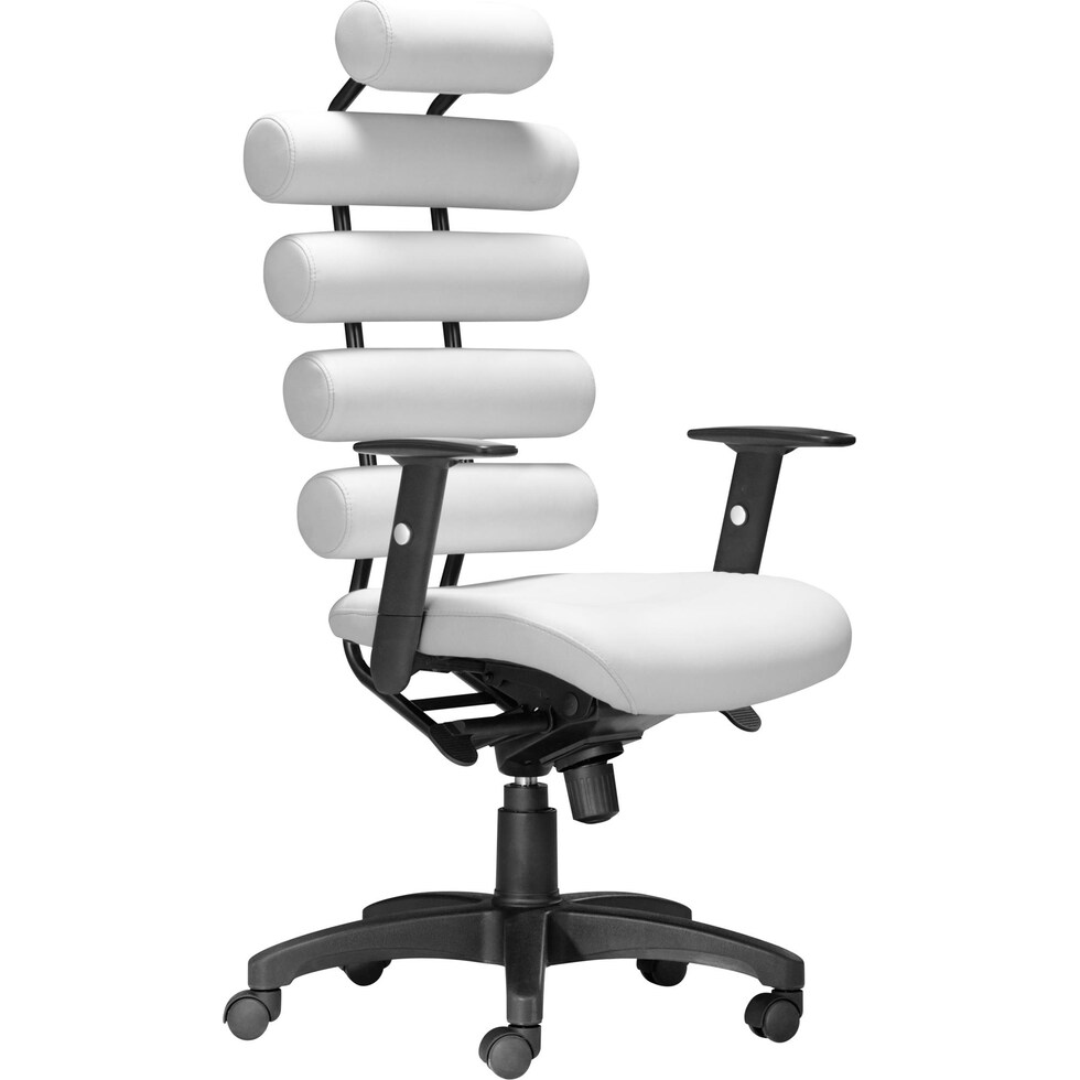 norton white office chair   