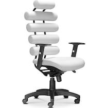 norton white office chair   