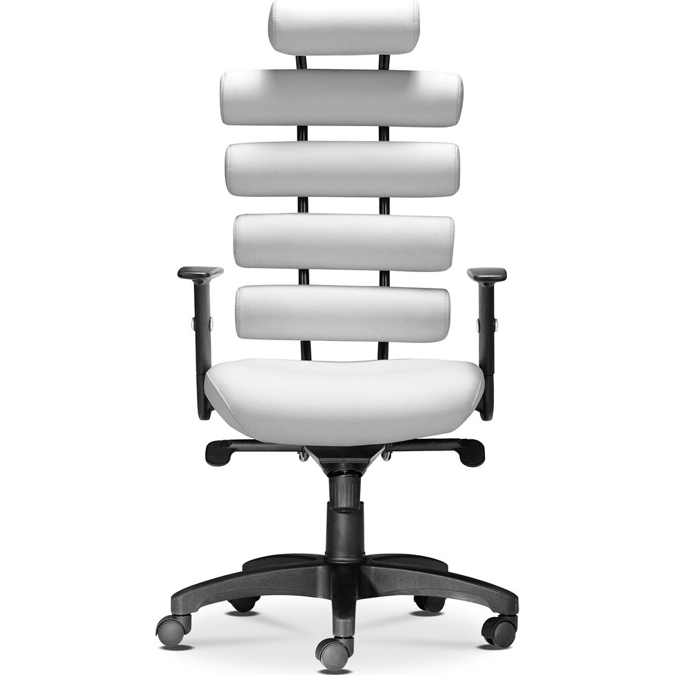 norton white office chair   