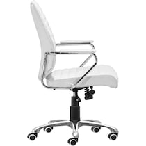 norton white office chair   