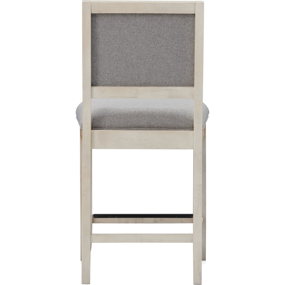 nova coast gray bar stool   