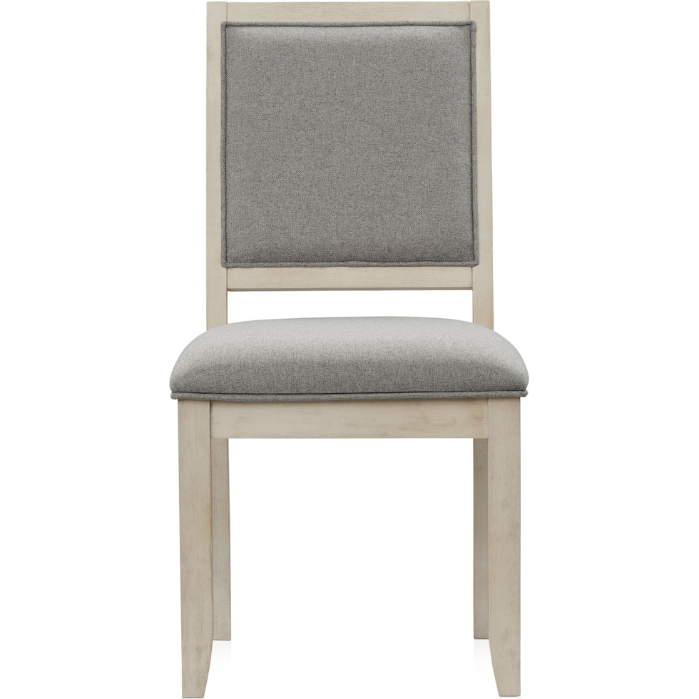nova coast gray side chair   