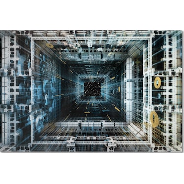 Numbers on Glass 48'' x 32'' Wall Art