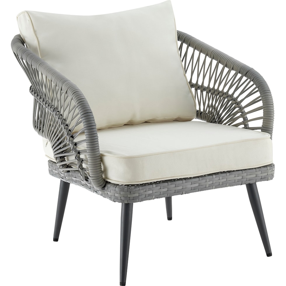 oakland gray cream outdoor sofa set   