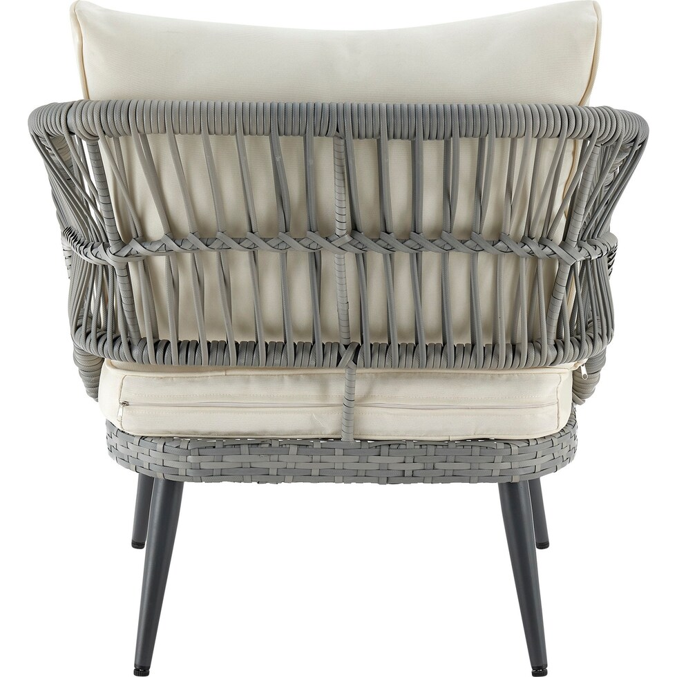 oakland gray cream outdoor sofa set   