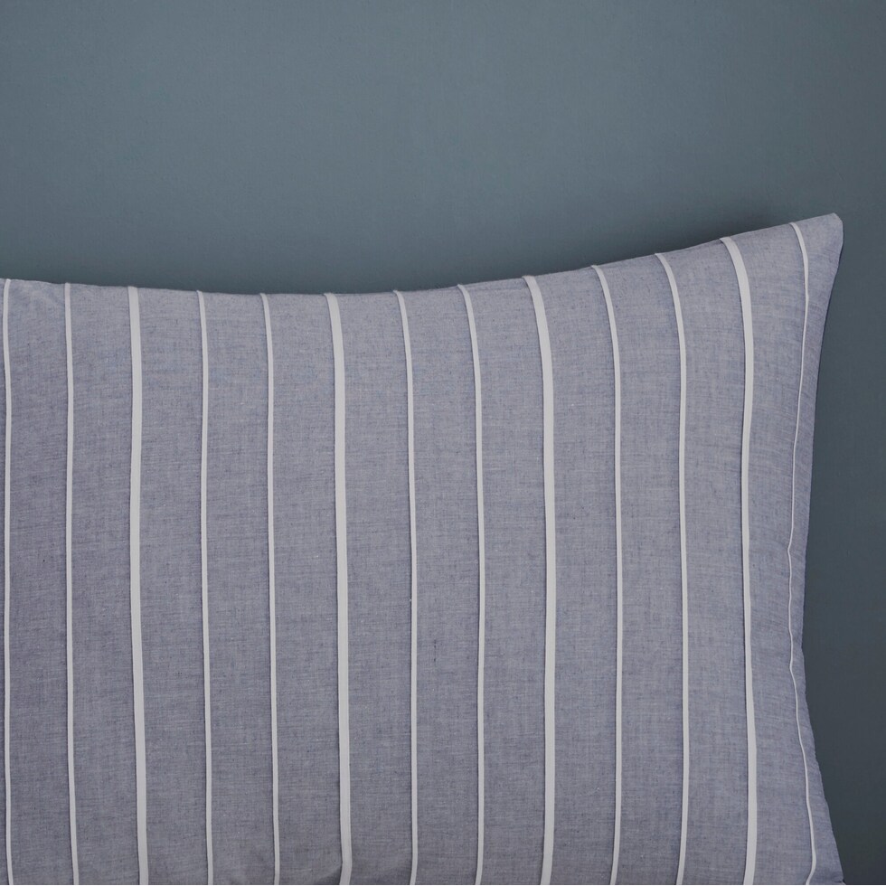 oakley blue full queen bedding set   