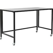 oaklie black desk   