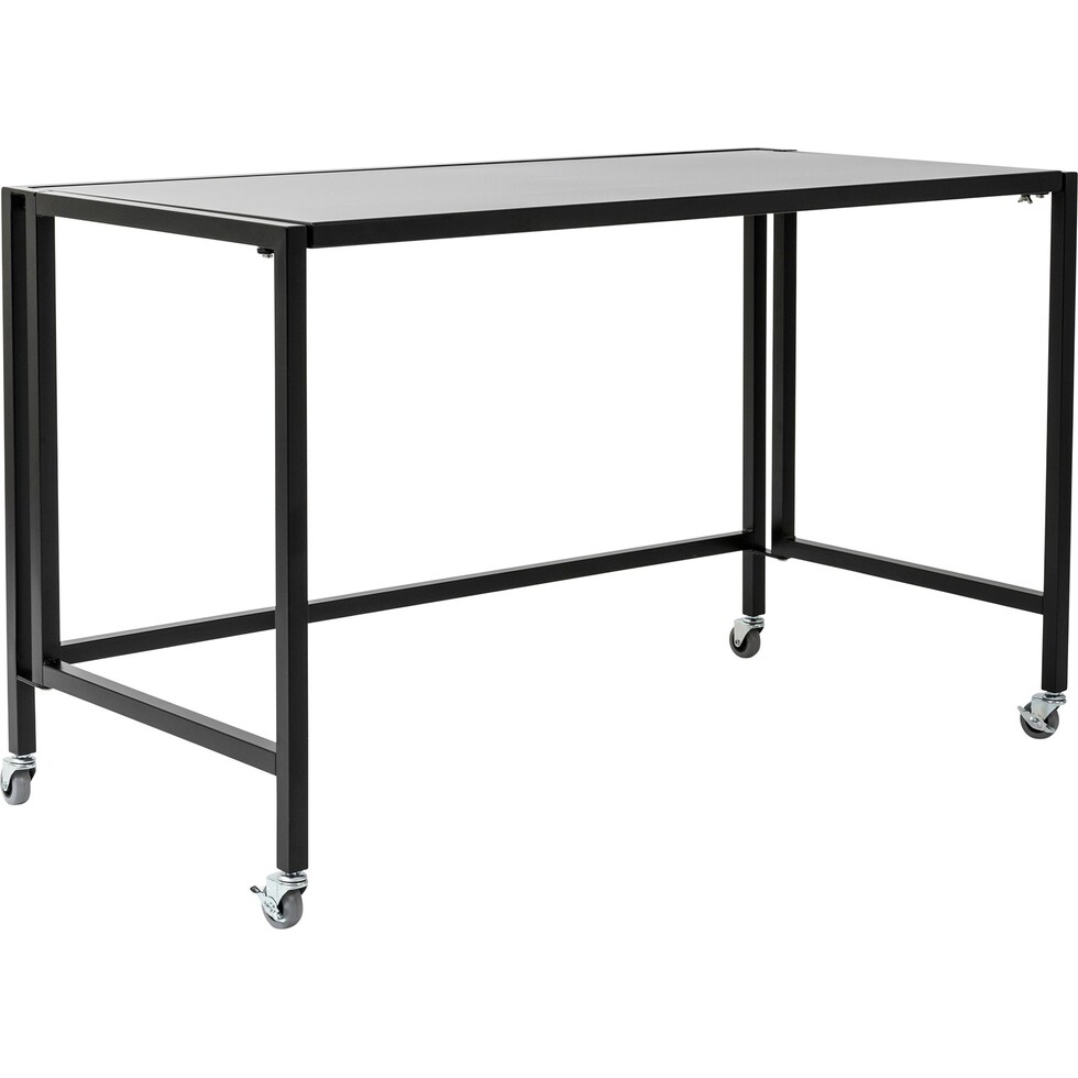 oaklie black desk   