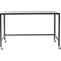 oaklie black desk   