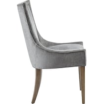 oakmont gray dining chair   