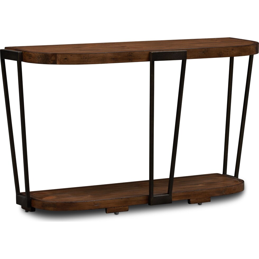 ocala pine sofa table   